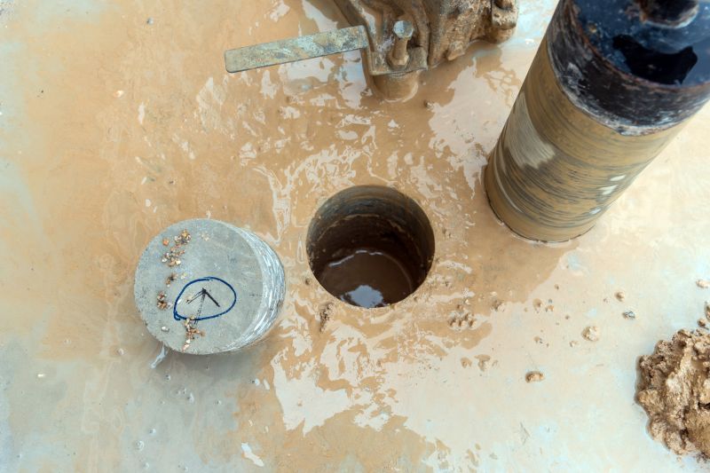 Concrete Core Drill in Action