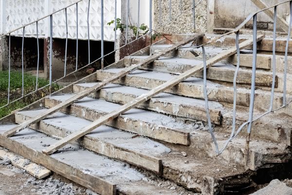 Concrete Step Removal
